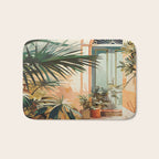 Villa Courtyard Mediterranean Art Bath Mat Gallery Image 1