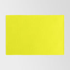 Bright Fluorescent Yellow Neon Rug Gallery Image 2