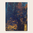 Blue Metallic Abstract Notebook Gallery Image 4