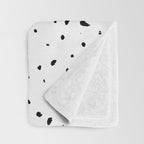 Pastel color block watercolor dots faux gold pineapple Throw Blanket Gallery Image 3