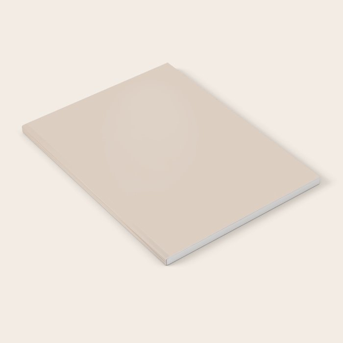 Putty Colour Solid Notebook Gallery Image 1