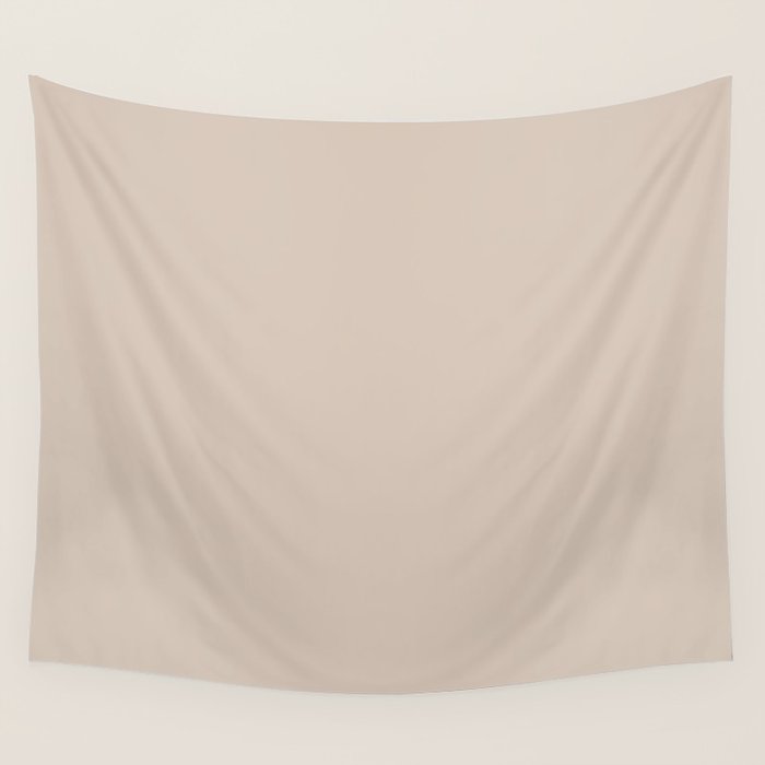 Putty Colour Solid Wall Tapestry Gallery Image 4