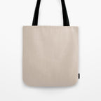 Putty Colour Solid Tote Bag Gallery Image 1