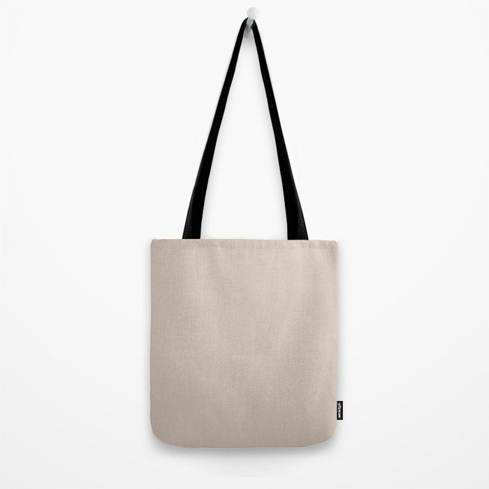 Putty Colour Solid Tote Bag Gallery Image 2