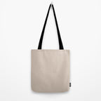 Putty Colour Solid Tote Bag Gallery Image 2