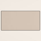 Putty Colour Solid Desk Mat Gallery Image 3