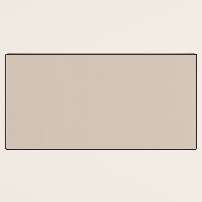 Putty Colour Solid Desk Mat Gallery Image 3