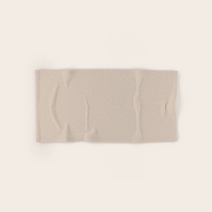 Putty Colour Solid Bath Towel Gallery Image 1