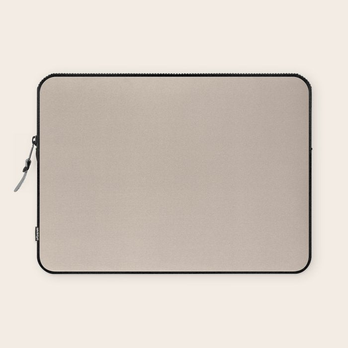 Putty Colour Solid Laptop Sleeve Gallery Image 1