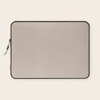 Putty Colour Solid Laptop Sleeve Gallery Image 1