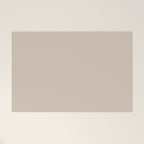 Putty Colour Solid Welcome Mat Gallery Image 1