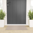 Putty Colour Solid Welcome Mat Gallery Image 3