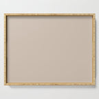 Putty Colour Solid Serving Tray Gallery Image 1