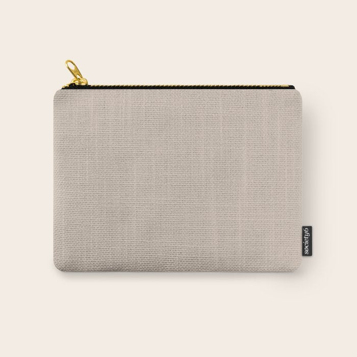 Putty Colour Solid Carry All Pouch Gallery Image 1