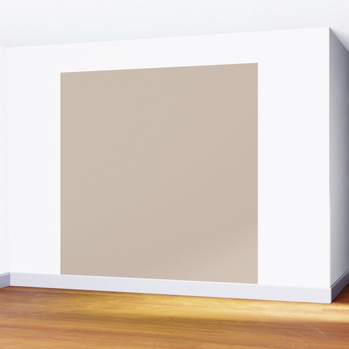 Putty Colour Solid Wall Mural Gallery Image 2