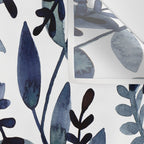Watercolor branches - indigo Wall Tapestry Gallery Image 3