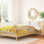 Man Portrait, Man in Yellow, Vintage Wall Art Duvet Cover Gallery Image 2
