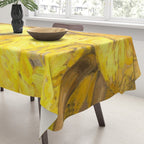 Man Portrait, Man in Yellow, Vintage Wall Art Tablecloth Gallery Image 3