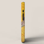 Man Portrait, Man in Yellow, Vintage Wall Art iPhone Case Gallery Image 2