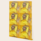 Man Portrait, Man in Yellow, Vintage Wall Art Wallpaper Gallery Image 2