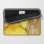 Man Portrait, Man in Yellow, Vintage Wall Art Laptop Sleeve Gallery Image 2