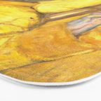 Man Portrait, Man in Yellow, Vintage Wall Art Bath Mat Gallery Image 3