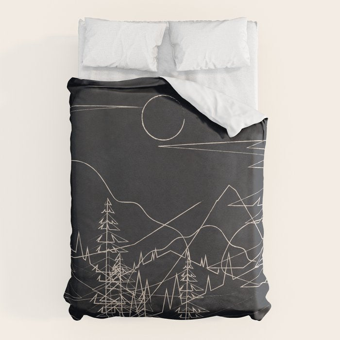 Minimalist Landscape 2 Duvet Cover Gallery Image 6