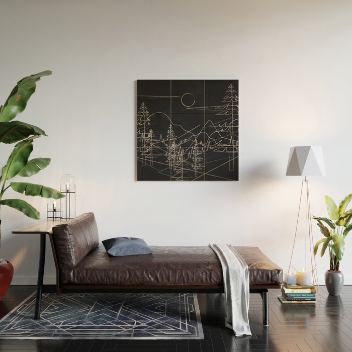 Minimalist Landscape 2 Wood Wall Art Gallery Image 2