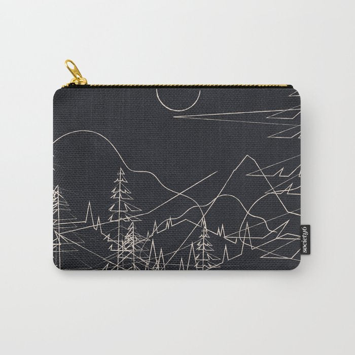 Minimalist Landscape 2 Carry All Pouch Gallery Image 1