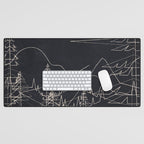 Minimalist Landscape 2 Desk Mat Gallery Image 1