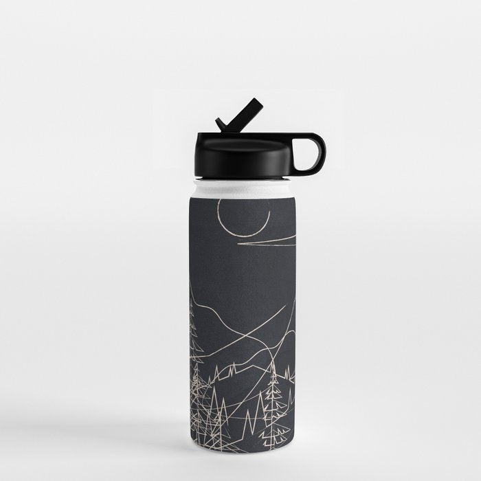 Minimalist Landscape 2 Water Bottle Gallery Image 1