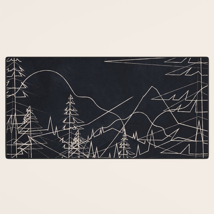 Minimalist Landscape 2 Desk Mat Gallery Image 3