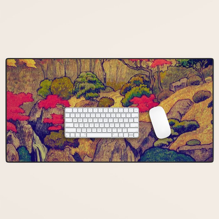 Autumn Baths in Kaanaii Desk Mat Gallery Image 1