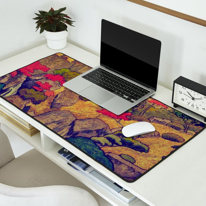 Autumn Baths in Kaanaii Desk Mat Gallery Image 2