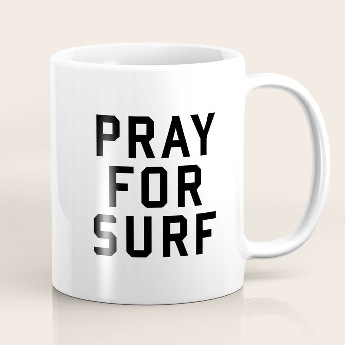 Pray For Surf Coffee Mug Gallery Image 1