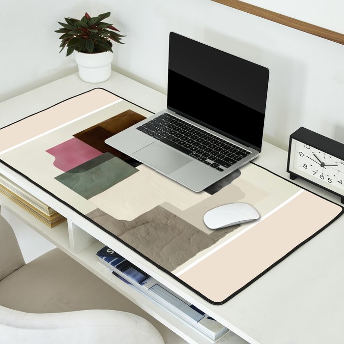 Soft Geometry I Desk Mat Gallery Image 2