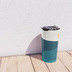 Teal Mountains Minimal Landscape Travel Mug Gallery Image 4