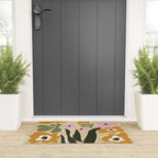 RETRO floral garden  Welcome Mat Gallery Image 3