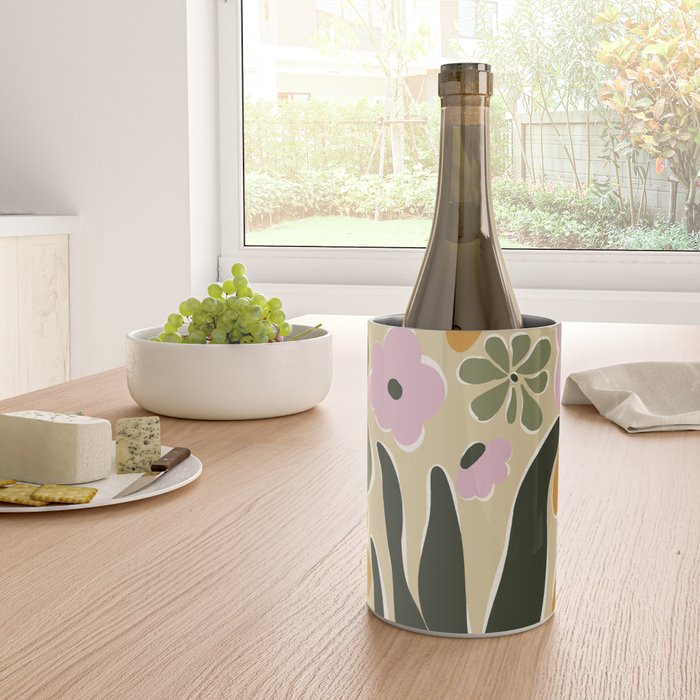 RETRO floral garden  Wine Chiller Gallery Image 4