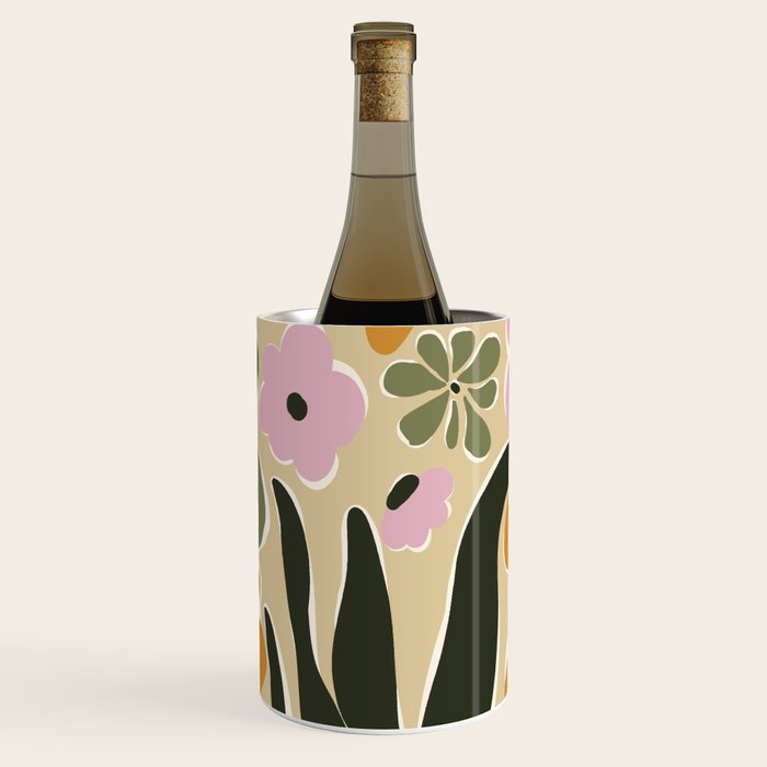 RETRO floral garden  Wine Chiller Gallery Image 1