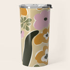 RETRO floral garden  Travel Mug Gallery Image 2