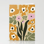 RETRO floral garden  Stationery Card Gallery Image 2