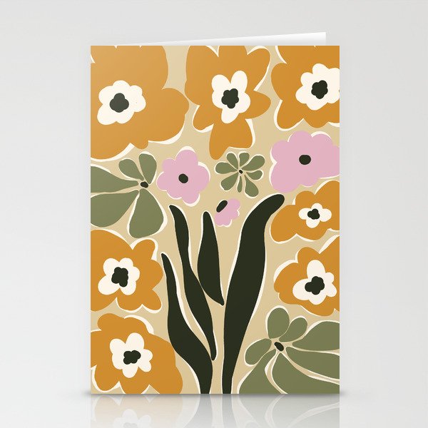 RETRO floral garden  Stationery Card Gallery Image 2