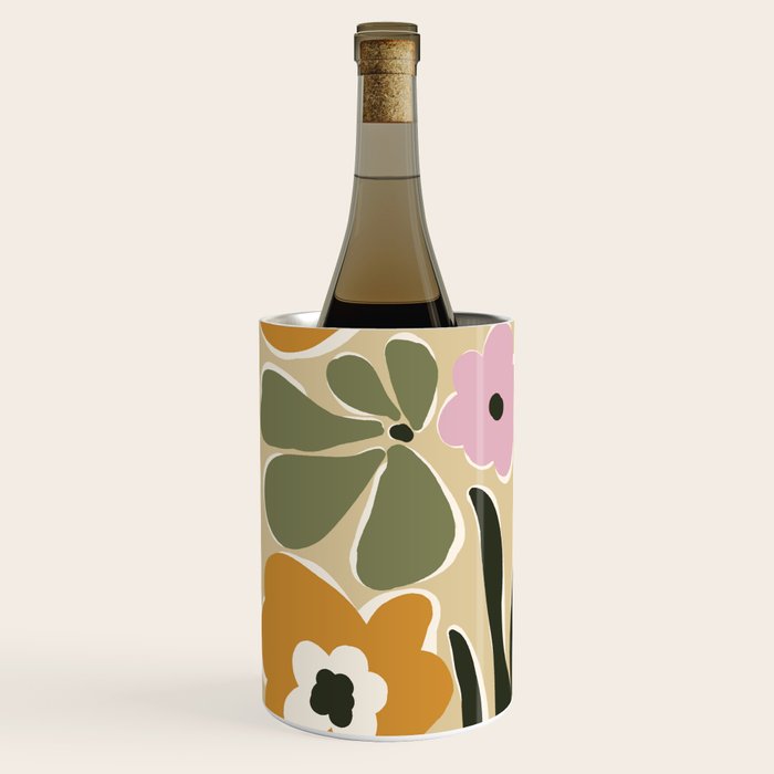 RETRO floral garden  Wine Chiller Gallery Image 2