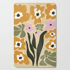 RETRO floral garden  Cutting Board Gallery Image 1