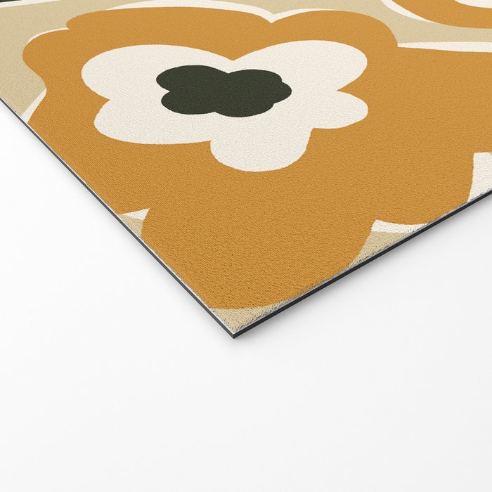 RETRO floral garden  Welcome Mat Gallery Image 2