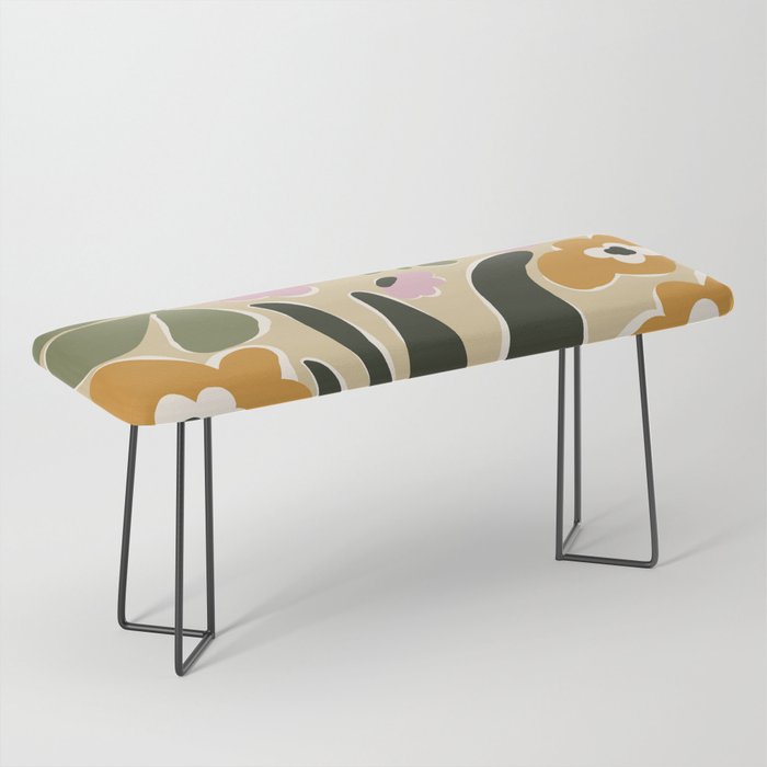 RETRO floral garden  Bench Gallery Image 1