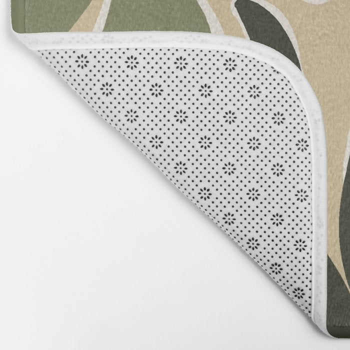 RETRO floral garden  Bath Mat Gallery Image 2