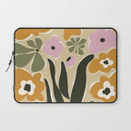 RETRO floral garden  Laptop Sleeve Gallery Image 1