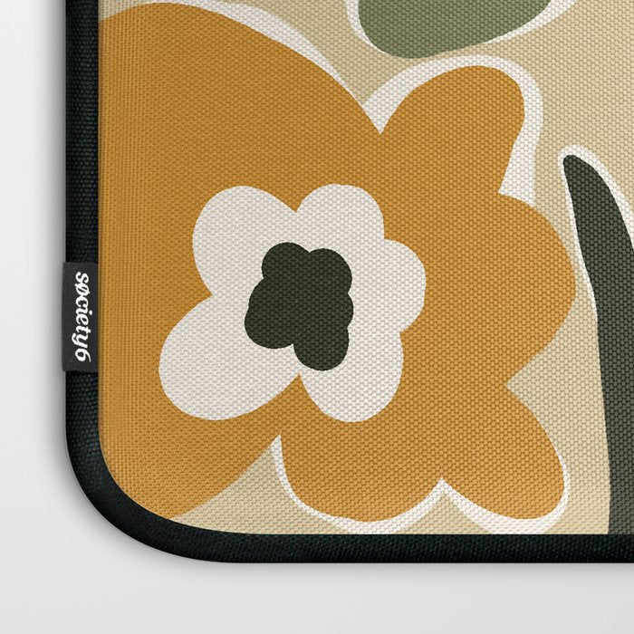 RETRO floral garden  Laptop Sleeve Gallery Image 3